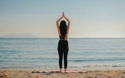 Yoga on the beach